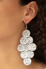 Load image into Gallery viewer, Paparazzi Jewelry &amp; Accessories - Uptown Edge - Silver Earrings. Bling By Titia Boutique
