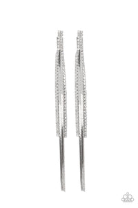 Paparazzi Jewelry & Accessories Flavor of the sleek silver rhinestones earrings. Bling By Titia