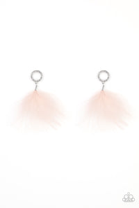Paparazzi Jewelry & Accessories - BOA Down - Pink Earrings. Bling By Titia Boutique