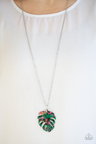 Paparazzi Jewelry & Accessories - Prismatic Palms - Green Necklace. Bling By Titia Boutique