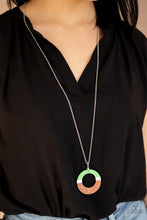 Load image into Gallery viewer, Paparazzi Jewelry &amp; Accessories - Sail Into The Sunset - Green Necklace. Bling By Titia Boutique