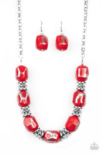Paparazzi Jewelry & Accessories - Girl Grit - Red Necklace. Bling By Titia Boutique