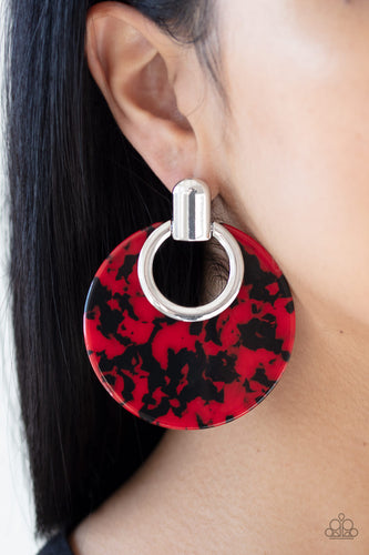 Paparazzi Jewelry & Accessories - Metro Zoo - Red Earrings. Bling By Titia Boutique
