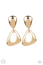 Load image into Gallery viewer, Paparazzi Jewelry &amp; Accessories - Going for Broker - Gold Earrings. Bling By Titia Boutique