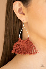 Load image into Gallery viewer, Paparazzi Jewelry &amp; Accessories - Tassel Treat - Brown Earrings. Bling By Titia Boutique