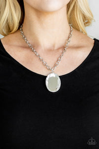 Paparazzi Jewelry & Accessories - Light As Heir - White Rhinestone Necklace. Bling By Titia Boutique