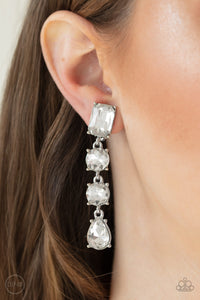 Paparazzi Jewelry & Accessories - Make A-LIST - White Earrings. Bling By Titia Boutique