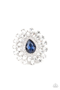Paparazzi Jewelry & Accessories - Whos Counting? - Blue Ring. Bling By Titia Boutique