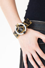 Load image into Gallery viewer, Paparazzi Jewelry &amp; Accessories - Jungle Cat Couture - Yellow Bracelet. Bling By Titia Boutique