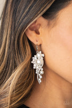 Load image into Gallery viewer, Paparazzi Jewelry Empower Me Pink Earrings High End Elegance Pearl and Rhinestone