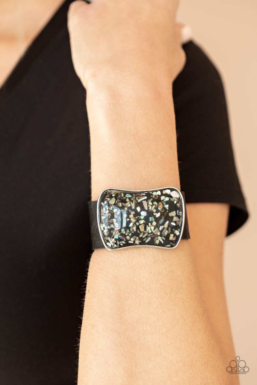 Paparazzi Jewelry & Accessories - Twinkle Twinkle Little ROCK STAR - Black Bracelet. Bling By Titia Boutique