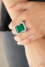 Load image into Gallery viewer, Paparazzi Jewelry &amp; Accessories - Deluxe Decadence - Green Ring. Bling By Titia Boutique