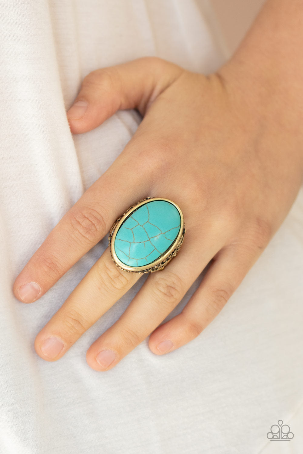 Paparazzi Jewelry & Accessories - Stonehenge Garden - Brass Ring. Bling By Titia Boutique