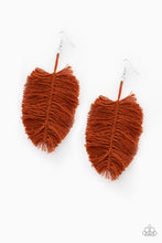 Load image into Gallery viewer, Paparazzi Jewelry &amp; Accessories - Hanging By A Thread - Brown Earrings. Bling By Titia Boutique