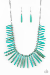 Paparazzi Jewelry & Accessories - Out of My Element - Blue Necklace. Bling By Titia Boutique