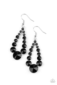Paparazzi Jewelry & Accessories - Here GLOWS Nothing! - Black Earrings. Bling By Titia Boutique