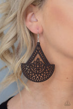 Load image into Gallery viewer, Paparazzi Jewelry &amp; Accessories -Tiki Sunrise - Brown Earrings. Bling By Titia Boutique