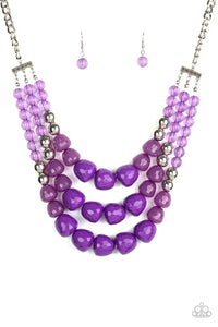 Paparazzi Jewelry & Accessories - Forbidden Fruit - Purple Necklace. Bling By Titia Boutique