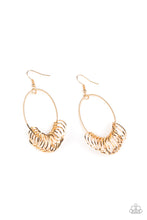 Load image into Gallery viewer, Paparazzi Jewelry &amp; Accessories - Halo Effect - Gold Earrings.  Bling By Titia Boutique