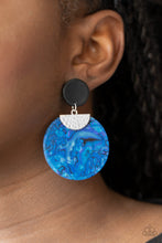 Load image into Gallery viewer, Paparazzi Jewelry &amp; Accessories - Really Retro-politan - Blue Earrings. Bling By Titia Boutique