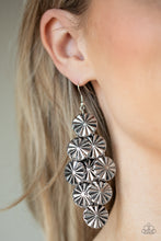 Load image into Gallery viewer, Paparazzi Jewelry &amp; Accessories - Star Spangled Shine - Silver Earrings. Bling By Titia Boutique