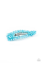 Load image into Gallery viewer, Paparazzi Jewelry &amp; Accessories - Just Follow The Glitter - Blue Hair Clip. Bling By Titia Boutique