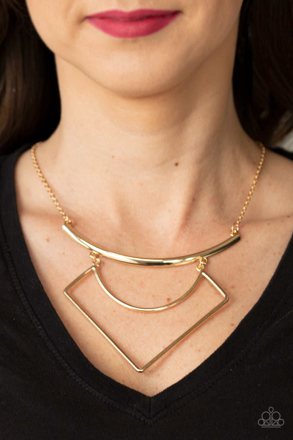 Paparazzi Jewelry & Accessories - Egyptian Edge - Gold Necklace. Bling By Titia Boutique