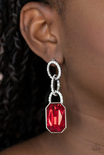 Load image into Gallery viewer, Paparazzi Jewelry &amp; Accessories - Superstar Status - Red Earrings. Bling By Titia Boutique