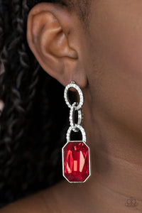 Paparazzi Jewelry & Accessories - Superstar Status - Red Earrings. Bling By Titia Boutique