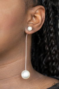 Paparazzi Jewelry & Accessories - Extended Elegance - White Earrings. Bling By Titia Boutique