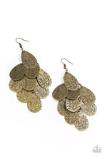Load image into Gallery viewer, Paparazzi Jewelry &amp; Accessories - Hibiscus Harmony - Brass Earrings. Bling By Titia Boutique