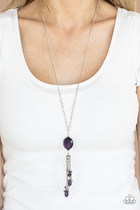 Paparazzi Jewelry & Accessories - Fringe Flavor - Purple Necklace. Bling By Titia Boutique