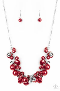 Paparazzi Jewelry & Accessories - Battle of the Bombshells - Red Necklace. Bling By Titia Boutique