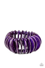 Load image into Gallery viewer, Paparazzi Jewelry &amp; Accessories - Tropical Tiki Bar - Purple Bracelet. Bling By Titia Boutique