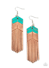 Load image into Gallery viewer, Paparazzi Jewelry &amp; Accessories - Desert Trails - Blue Earrings. Bling By Titia Boutique