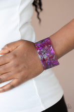 Load image into Gallery viewer, Paparazzi Jewelry &amp; Accessories - Cosmic Couture - Purple Bracelet. Bling By Titia Boutique