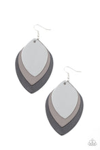 Load image into Gallery viewer, Paparazzi Jewelry &amp; Accessories - Light as a LEATHER - Black Earrings. Bling By Titia Boutique