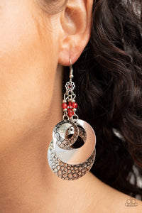 Paparazzi Jewelry & Accessories - Wonderlust Garden - Red Earrings. Bling By Titia Boutique