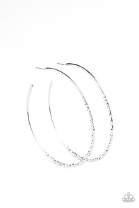 Paparazzi Jewelry & Accessories - Embellished Edge - Silver Earrings. Bling By Titia Boutique