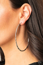 Load image into Gallery viewer, Paparazzi Jewelry &amp; Accessories - Embellished Edge - Silver Earrings. Bling By Titia Boutique