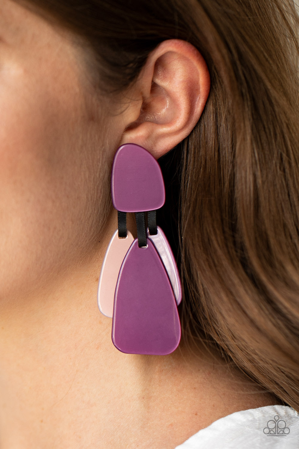 Paparazzi Jewelry & Accessories - All FAUX One - Purple Earrings. Bling By Titia Boutique