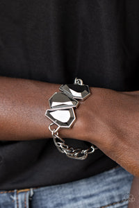 Paparazzi Jewelry & Accessories - Raw Radiance - Silver Bracelet. Bling By Titia Boutique