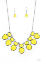 Load image into Gallery viewer, Paparazzi Jewelry &amp; Accessories - Modern Masquerade - Yellow Necklace. Bling By Titia Boutique