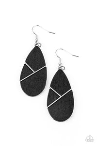 Paparazzi Jewelry & Accessories - Sequoia Forest - Black Earrings. Bling By Titia Boutique