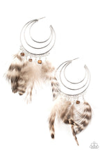 Load image into Gallery viewer, Paparazzi Jewelry &amp; Accessories - Freely Free Bird - Brown Earrings. Bling By Titia Boutique