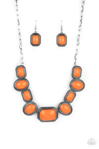 Paparazzi Jewelry & Accessories - Lets Get Loud - Orange Necklace. Bling By Titia Boutique