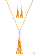 Load image into Gallery viewer, Paparazzi Jewelry &amp; Accessories - Hold My Tassel - Yellow Necklace. Bling By Titia Boutique