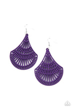 Load image into Gallery viewer, Paparazzi Jewelry &amp; Accessories - Tropical Tempest - Purple Earrings. Bling By Titia Boutique
