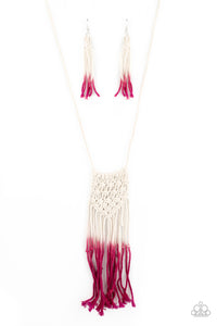 Paparazzi Jewelry & Accessories - Surfin The Net - Pink Necklace. Bling By Titia Boutique