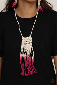 Paparazzi Jewelry & Accessories - Surfin The Net - Pink Necklace. Bling By Titia Boutique